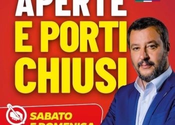 “Scuole aperte e porti chiusi”, la Lega raccoglie firme sotto la Torre del Moro