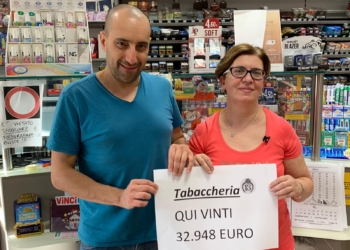 La Dea Bendata si ferma di nuovo a Orvieto, vinti 33mila euro al SuperEnalotto