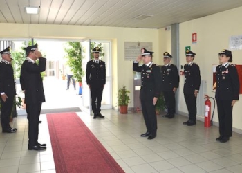Visita del comandante della Legione Carabinieri Umbria al Comando Provinciale
