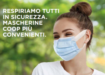 Covid, Coop abbassa il prezzo delle mascherine chirurgiche su tutta la sua rete vendita