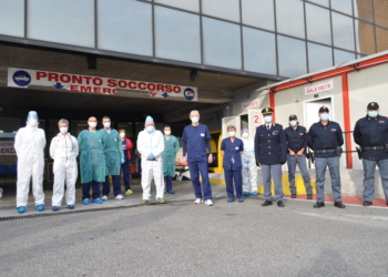 “Noi con Voi”: le Volanti della Polizia di Stato di Terni con l’Ospedale Santa Maria