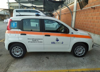 La forza della solidarietà, l’Associazione Covid-19 dona all’ospedale di Orvieto un mezzo per il trasporto di sangue