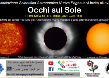 “Occhi sul Sole”, evento astronomico online con Nuova Pegasus Orvieto
