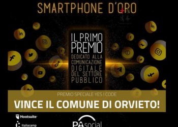 Smartphone d’Oro per la comunicazione pubblica digitale, Orvieto sul podio
