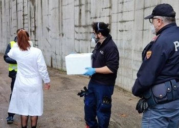 Il vaccino anti-Covid è arrivato a Terni scortato dalla Polizia di Stato