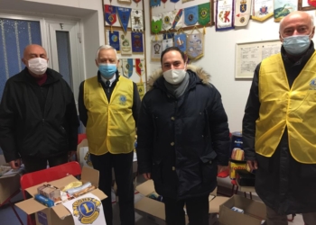 Consegnata dai Lions del Club di Orvieto la prima tranche di derrate alimentari alla parrocchia di Ciconia