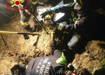 Tre cani da caccia caduti in pozzi artesiani, operazioni di recupero dei Vigili del Fuoco