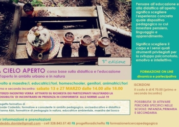 Corso Base sulla Didattica e l’Educazione all’aperto in ambito Urbano e in Natura