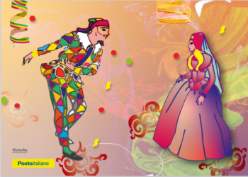 Poste Italiane dedica al Carnevale 2021 una colorata e animata cartolina filatelica