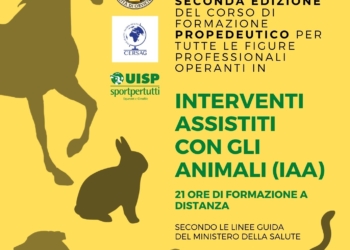 Nuove date corso “IAA – Interventi Assistiti con gli Animali”, iscrizioni prorogate al 27 febbraio