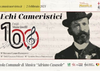 Online il primo dei 4 appuntamenti con la Scuola di Musica Casasole per il “Mese Mancinelliano”