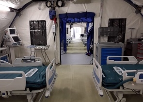 Ospedale da campo collaudato e consegnato alla gestione dell’azienda ospedaliera di Perugia