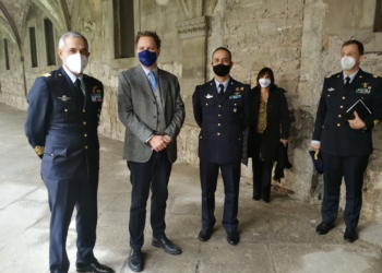 Incontro fra rettore Unitus e Aereonautica Militare per futuri corsi di laurea