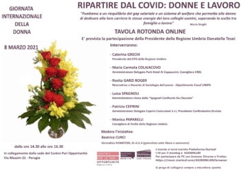 “Ripartire dal Covid: donne e lavoro”, tavola rotonda online