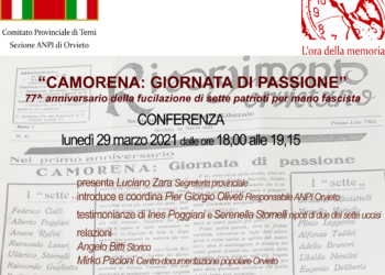 Anpi Provinciale di Terni e Anpi Orvieto ricordano l’Eccidio di Camorena