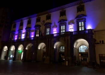 Giornata Nazionale per la lotta contro i Disturbi del Comportamento Alimentare, il palazzo comunale si illumina di lilla