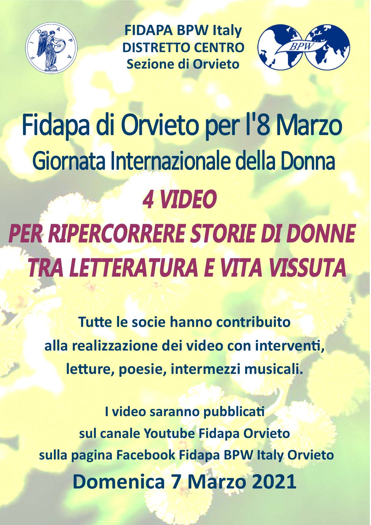 Il vero senso dell'8 marzo per FIDAPA BPW Italy di Orvieto ...