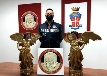 I Carabinieri per la Tutela del Patrimonio Culturale sequestrano due angeli del Cinquecento trafugati nel 2001 da una Chiesa mantovana