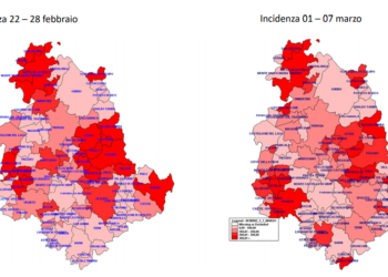 Coronavirus: nella Provincia di Pg calano i casi, a Terni si assiste ad aumento dei positivi. Potenziato il sistema delle vaccinazioni