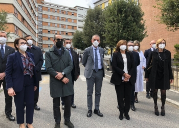 Il sottosegretario Costa in visita al Santa Maria di Terni: “Impegno per il nuovo ospedale”