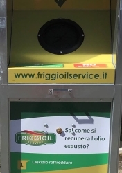 Raccolta olio vegetale esausto, disponibili 8 nuovi punti di raccolta