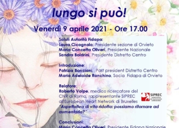 “Vivere bene e più a lungo si può!”, al via ciclo d’incontri con la Fidapa Bpw di Orvieto