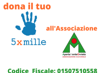 Possibile donare il 5×1000 all’Associazione ApertaMenteOrvieto