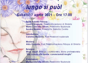 “Vivere bene e più a lungo si può!”: secondo incontro online con Fidapa Orvieto