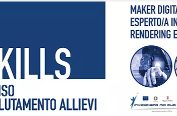Candidature aperte per percorso formativo integrato “Maker digitale-esperto in modellazione digitale, rendering e stampa 3D”