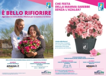 “È bello rifiorire”, torna in piazza l’appuntamento Airc con “L’Azalea della Ricerca”