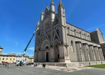Effettuati interventi di manutenzione sulla facciata del Duomo di Orvieto