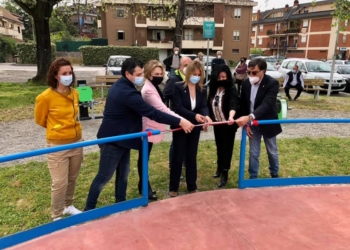 Inaugurata a Ciconia nuova area fitness nei giardini comunali di via degli Aceri