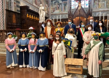 Consegnata idealmente a tutti i ragazzi, agli insegnanti e alle famiglie la Palombella 2021