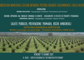 “Salute pubblica, prevenzione primaria, rischi ambientali”, incontro con Alternativa per Porano