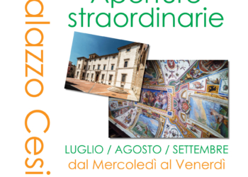 Aperture straordinarie di Palazzo Cesi a luglio, agosto e settembre, dal mercoledì alla domenica