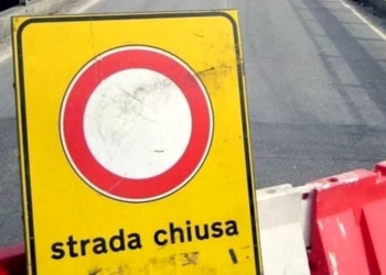 Strada della Direttissima, chiusa al traffico per lavori di posa in opera dei componenti idraulici