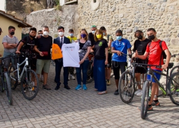 Bolsena accoglie i giovani del progetto “C’ero anch’io”, in bici lungo la via Francigena