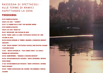 “Fino al tramonto” tra musica e prosa nel complesso termale di Ramici