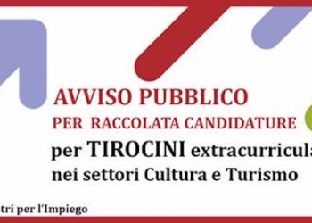 Su sito Arpal Umbria avviso pubblico per candidatura alla frequenza di tirocini extracurriculari nei settori cultura e turismo