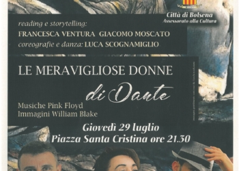 “Le meravigliose donne di Dante” in Piazza Santa Cristina