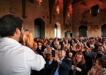 Matteo Salvini a Orvieto inaugura la sede della Lega. Incontro per promuovere il referendum sulla riforma della giustizia
