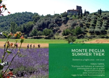 “Monte Peglia Summer Trek”, terza tappa: fioritura del vulcano al tramonto
