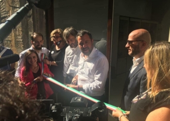 Il leader della Lega Matteo Salvini inaugura la sede di Orvieto: “Sarà un punto d’ascolto per la cittadinanza”