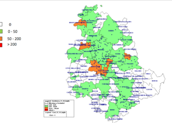 Coronavirus, cresce il numero dei contagiati. Il 25% degli umbri non ha ancora aderito alla vaccinazione