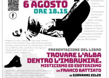 “Trovare l’alba dentro l’imbrunire”: Aperilibri per Franco Battiato. Venerdì 6 agosto appuntamento con il volume di Giovanni Zilio