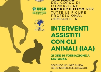 Al Csco aperte le iscrizioni alla terza edizione del Corso “IAA – Interventi Assistiti con gli Animali”