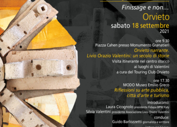 “Livio Orazio Valentini 100. Finissage e non…” visita itinerante nel centro storico ai luoghi di Valentini e “Riflessioni su arte pubblica, città d’arte e turismo”