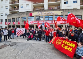 Attacco alla Cgil, anche in Umbria presìdi davanti a tutte le Camere del Lavoro