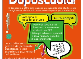 Dopo tutto… Doposcuola! Dalla Cooperativa “Il Quadrifoglio” il servizio di aiuto compiti