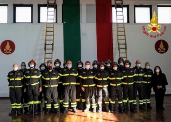 Giuramento per i ragazzi del 90esimo corso per l’Umbria dei Vigili del Fuoco